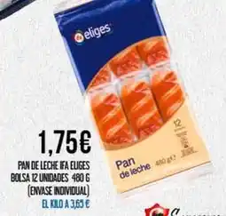 Claudio Ifa eliges - pan de leche oferta