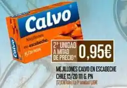 Claudio Calvo - mejillones en escabeche chile 15/20 11. g. pn oferta