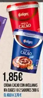 Claudio Eliges - crema cacao con avellanas oferta
