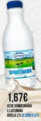 Claudio La asturiana - leche semidesnatada oferta