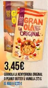 Claudio La newyorkina - granola original o peanut butter oferta