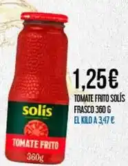 Claudio Solís - tomate frito frasco oferta