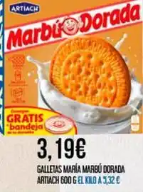 Claudio Artiach - galletas maria marbu dorada oferta