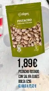 Claudio Eliges - pistacho tostado con sal ifa oferta