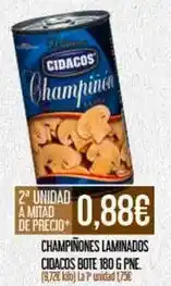 Claudio Cidacos - champinones laminados cioacos bote oferta