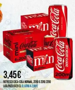 Claudio Coca-cola - refresco normal, zero o zero zero oferta