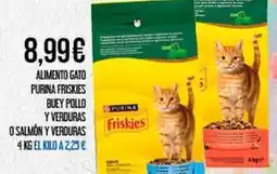 Claudio Purina - alimento gato buey pollo y verduras oferta