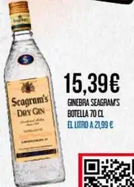 Claudio Seagram's - ginebra oferta