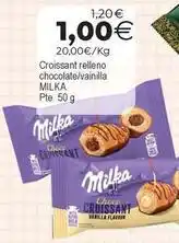 SPAR Milka - croissant relleno chocolate/ vainilla oferta