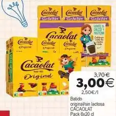 SPAR Cacaolat - batido original/sin lactosa oferta