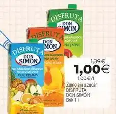SPAR Disfruta - zumo sin azucar oferta