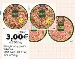 SPAR Casa tarradellas - pizza jamón y queso oferta