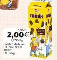 SPAR Simpsons - galleta tostada mini oferta