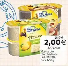 SPAR La lechera - mousse duo chocolate oferta