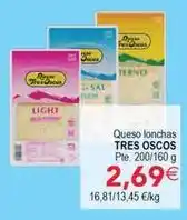 SPAR Tres oscos - queso lonchas oferta