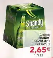 SPAR Cruzcampo - cerveza shandy oferta