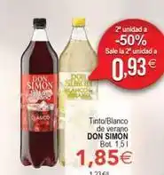 SPAR Don simón - tinto/blanco de verano oferta