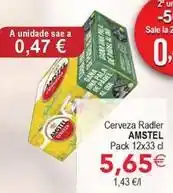 SPAR Amstel - cerveza radler oferta