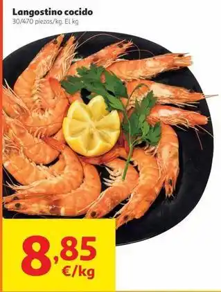 Langostino cocido