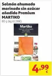 Alcampo Martiko - salmon ahumado marinado sin azucar anadido premium oferta