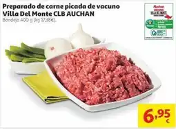 Alcampo Auchan - preparado de carne picada de vacuno oferta