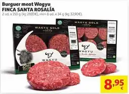Alcampo Gold - burger meat wagyu finca santa rosalia oferta
