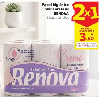 Renova - papel higiénico skincare plus