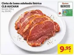 Alcampo Auchan - cinta de lomo adobada iberica oferta
