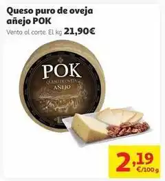 Alcampo Pok - queso puro de oveja añejo oferta