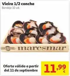 Alcampo Vieira 1/2 concha oferta