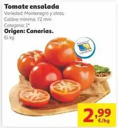 Alcampo Origen - tomate ensalada oferta