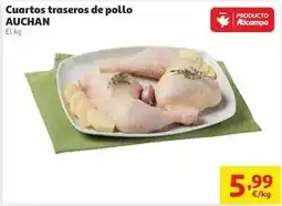 Alcampo Auchan - cuartos traseros de pollo oferta