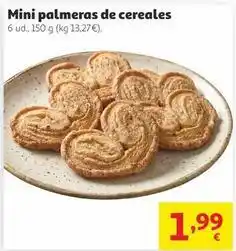 Alcampo Mini palmeras de cereales oferta