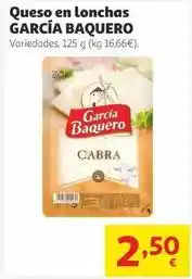 Alcampo García baquero - queso en lonchas oferta