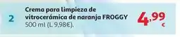 Alcampo Froggy - crema para limpieza de vitrocerámica de naranja oferta