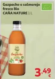 Alcampo Cañada real - gazpacho o salmorejo fresco bio oferta