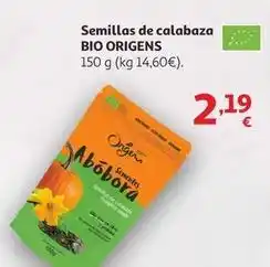 Alcampo Origen - semillas de calabaza oferta