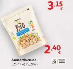 Alcampo Auchan - anacardo crudo oferta