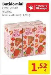 Alcampo Auchan - batido mini oferta