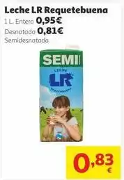 Alcampo Leche lr requetebuena oferta