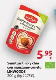 Alcampo Linwoods - semillas lino y chia con manzana-canela oferta