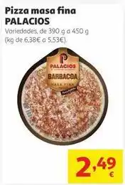 Alcampo Palacios - pizza masa fina oferta
