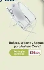 Prénatal Jané - bañera, soporte y hamaca para bañera oasis oferta