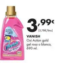 Supermercados Lupa Vanish - oxi action gold gel rosa o blanco oferta