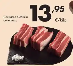 Supermercados Lupa Churrasco o costilla de ternera oferta