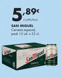Supermercados Lupa San miguel - cerveza especial oferta