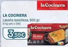 Supermercados Lupa La cocinera - lasaña boloñesa oferta