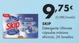 Supermercados Lupa Skip - detergente ultimate cápsulas máxima eficacia oferta