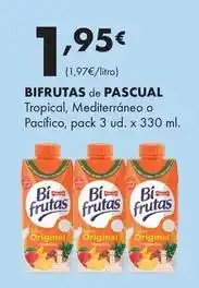 Supermercados Lupa Bifrutas de pascual - tropical, mediterráneo o pacífico oferta