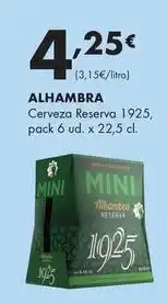 Supermercados Lupa Alhambra - cerveza reserva 1925 oferta